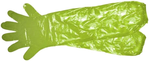 HME Field Dressing Gloves Disposable Shoulder Length Latex-Free 1 Pair