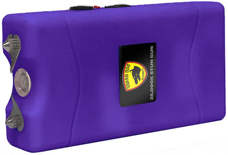 Guard Dog Purple Disabler Stun Gun w/ Built-In LED Light, Rechargeable