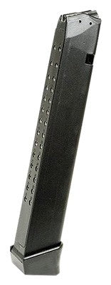 SGM Tactical Magazine for Glock 9mm 33 Round Black Polymer