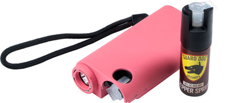 Guard Dog Olympian Pink 3-in-1 Stun, Flash & Spray Combo