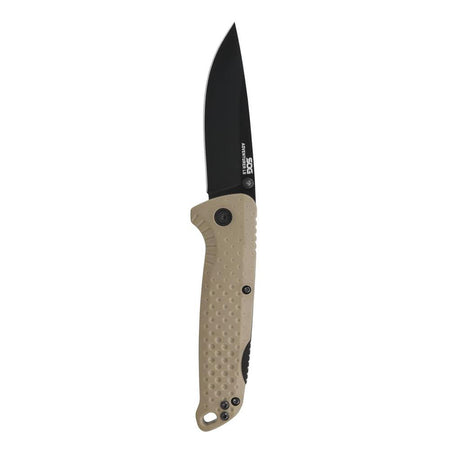 SOG Adventurer LB FDE Folding Knife with 3" Drop Point Blade