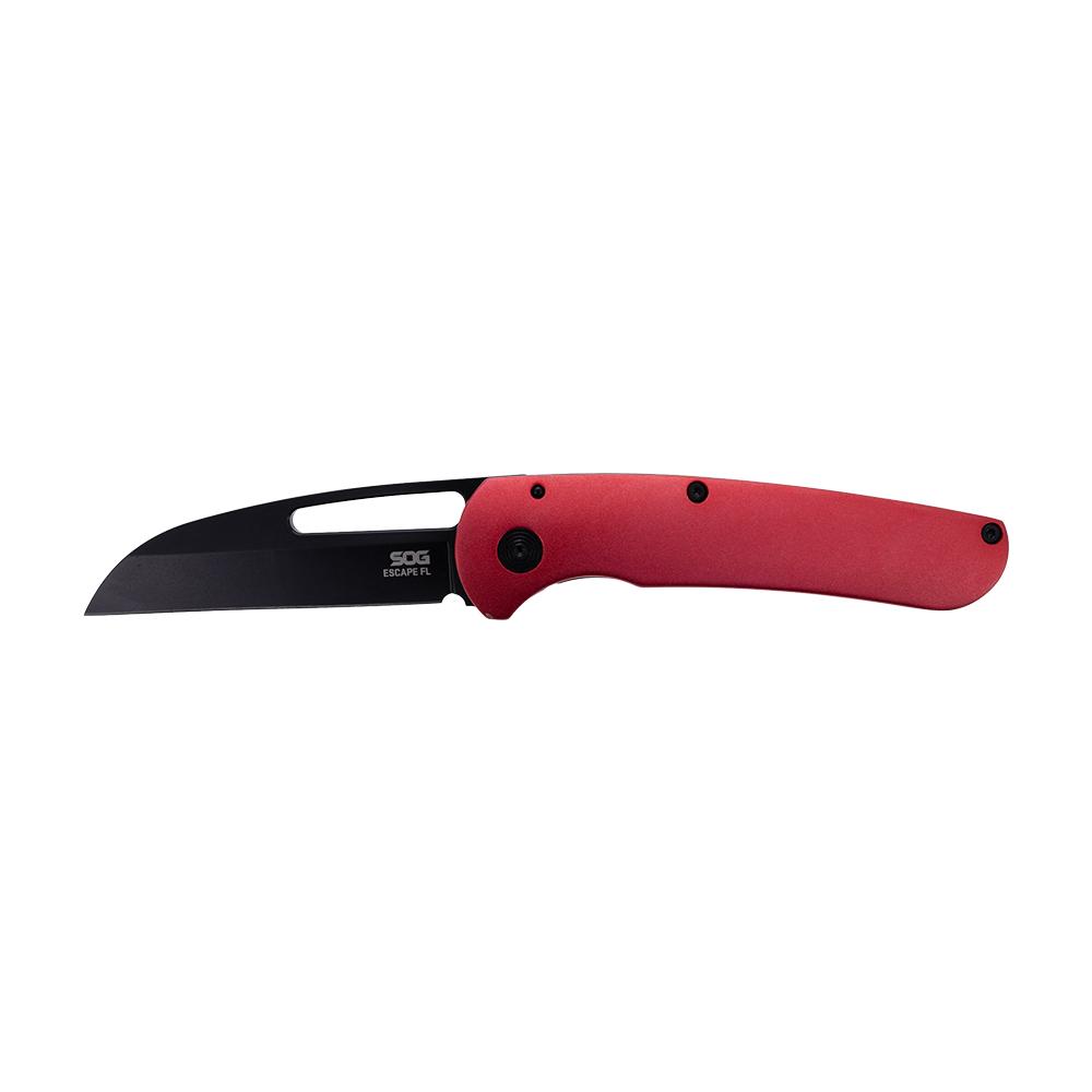 SOG Escape FL Folding Pocket Knife 3 Inch Sheepsfoot Stainless Handle