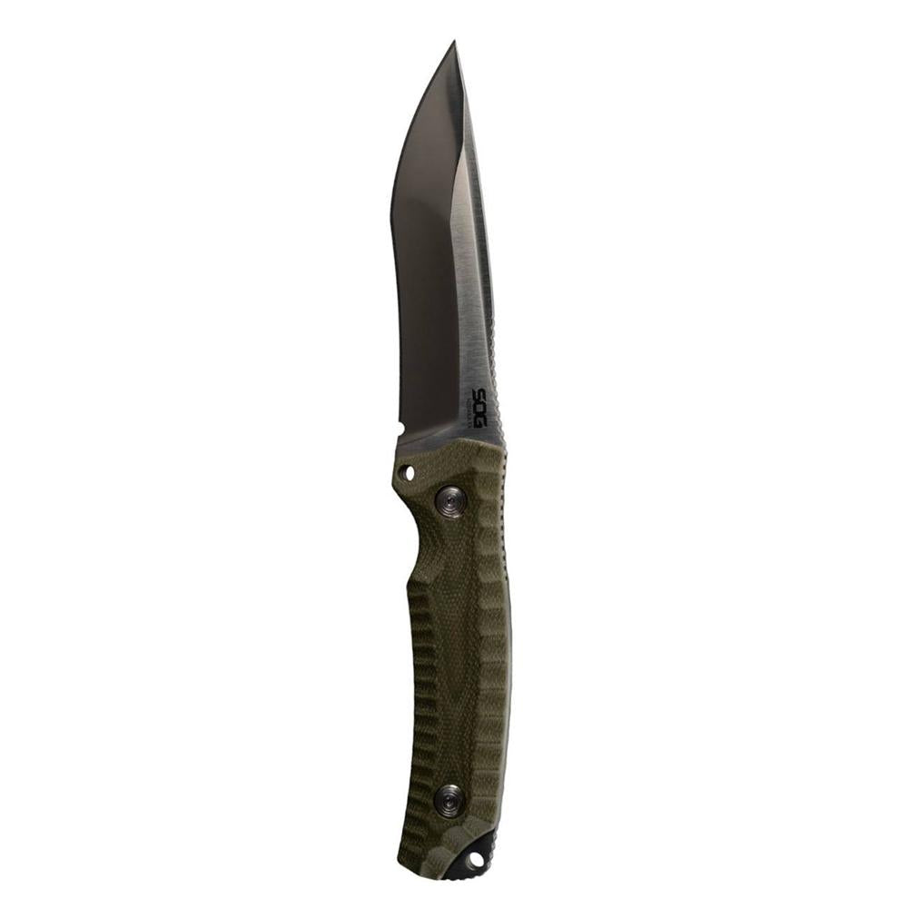 SOG Hidaka FX CRYO 3V Steel Fixed Blade Knife - Green