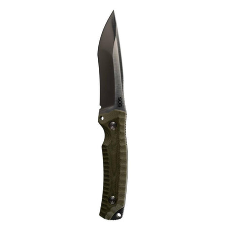SOG Hidaka FX CRYO 3V Steel Fixed Blade Knife - Green