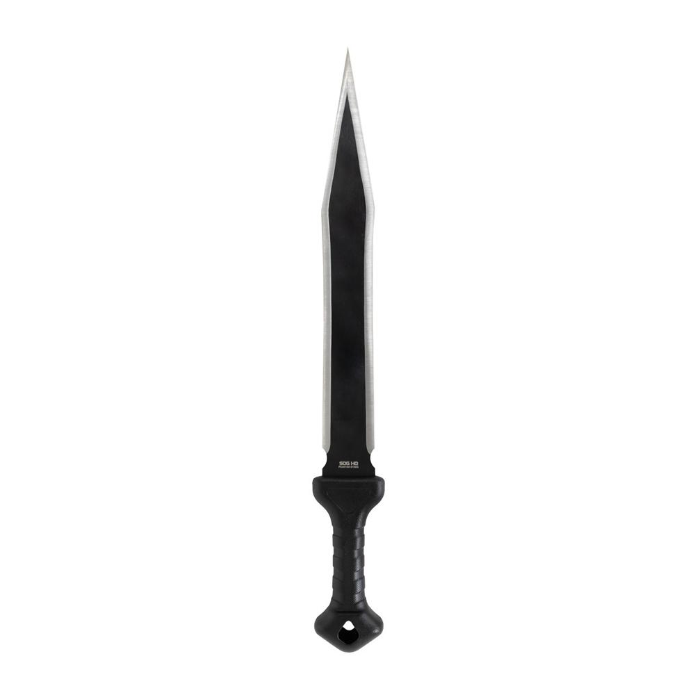 SOG Phantom Strike I Fixed Machete 420 Steel Spear Point Blade Black