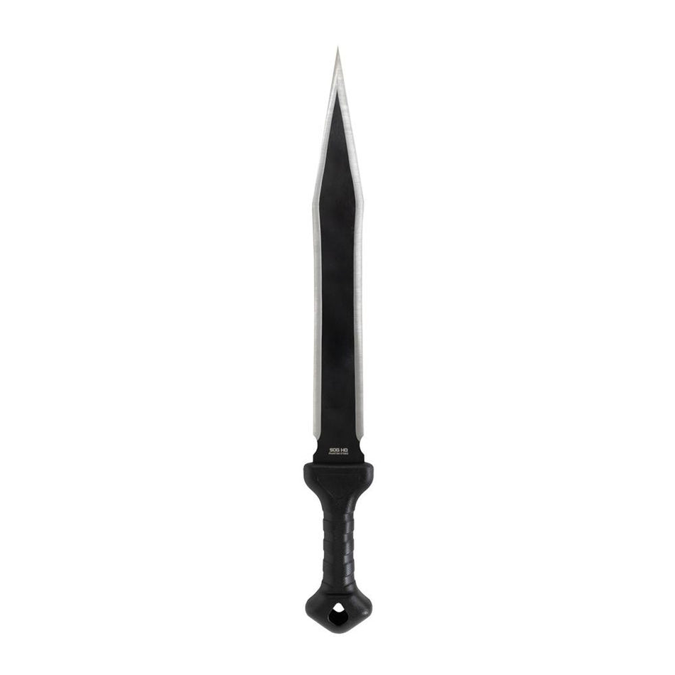 SOG Phantom Strike I Fixed Machete 420 Steel Spear Point Blade Black