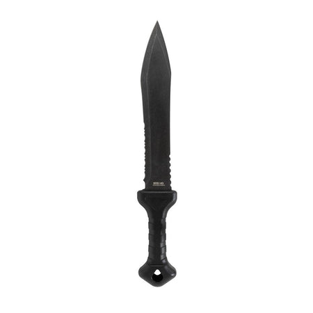 SOG Phantom Strike II 420 SS Stonewashed Machete Fixed Knife Black