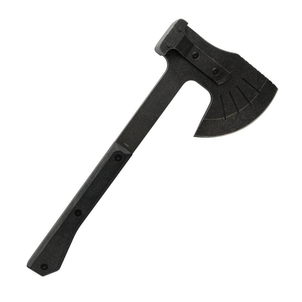 SOG Bushcraft Hatchet Black 4-1/4" Blade with Micarta Handle