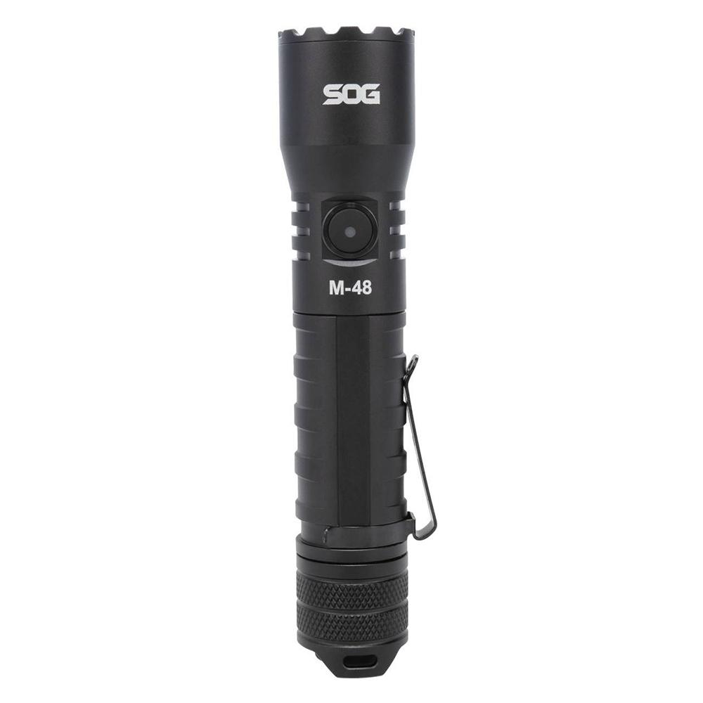 SOG M-48 High Output 2500 Lumen Rechargeable Flashlight Black
