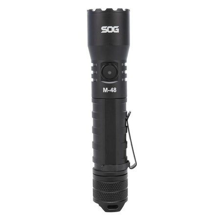SOG M-48 High Output 2500 Lumen Rechargeable Flashlight Black