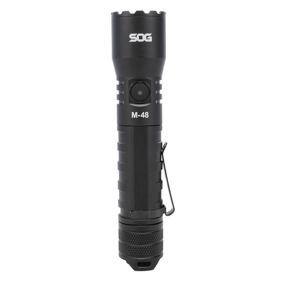 SOG M-48 High Output 2500 Lumen Rechargeable Flashlight Black