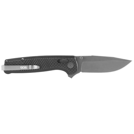 SOG Terminus XR LTE S35VN Steel Folding Pocket Knife Black and Grey