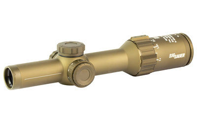 Sig Sauer TANGO 6T Rifle Scope 1-6X24 FFP DWLR 556 Illuminated, FDE w/ Throw Lever