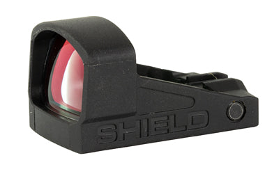 Shield Sights SMSC-8MOA-GLASS Compact Mini Sight, 8 MOA Red Dot, Glass Lens, Black