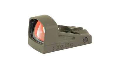 Shield Sights RMSc Non-Magnified Reflex Sight, Glass Edition, 8 MOA Dot, Olive Drab