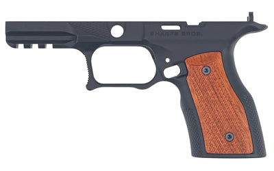 Sharps Bros. Springfield Armory Echelon Grip Module, 7075-T6 Aluminum, Mil-Spec Black Anodize, Brazilian Cherry Panels