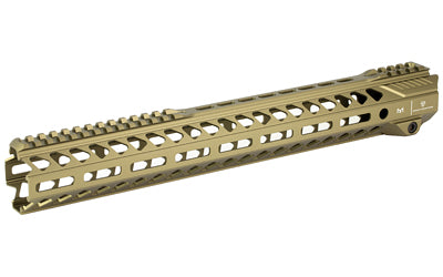 Strike Industries 15.5" M-LOK Handguard for AR15, Anodized FDE Finish, Strike Rail SI-StrikeRail-155-FDE