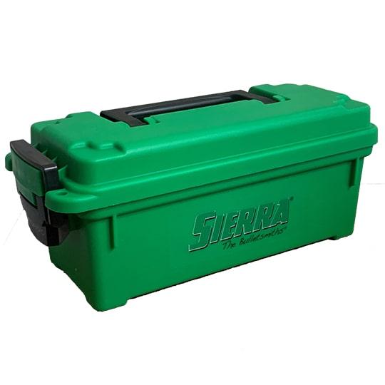 Sierra Heavy Duty Lockable Ammo Box Green 13.625" x 5.625" x 5.625"