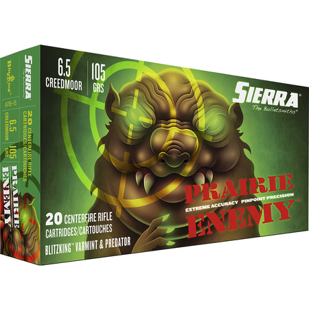 Sierra Prairie Enemy BlitzKing Polymer Tip 105 Grain 6.5mm Creedmoor  604544665345