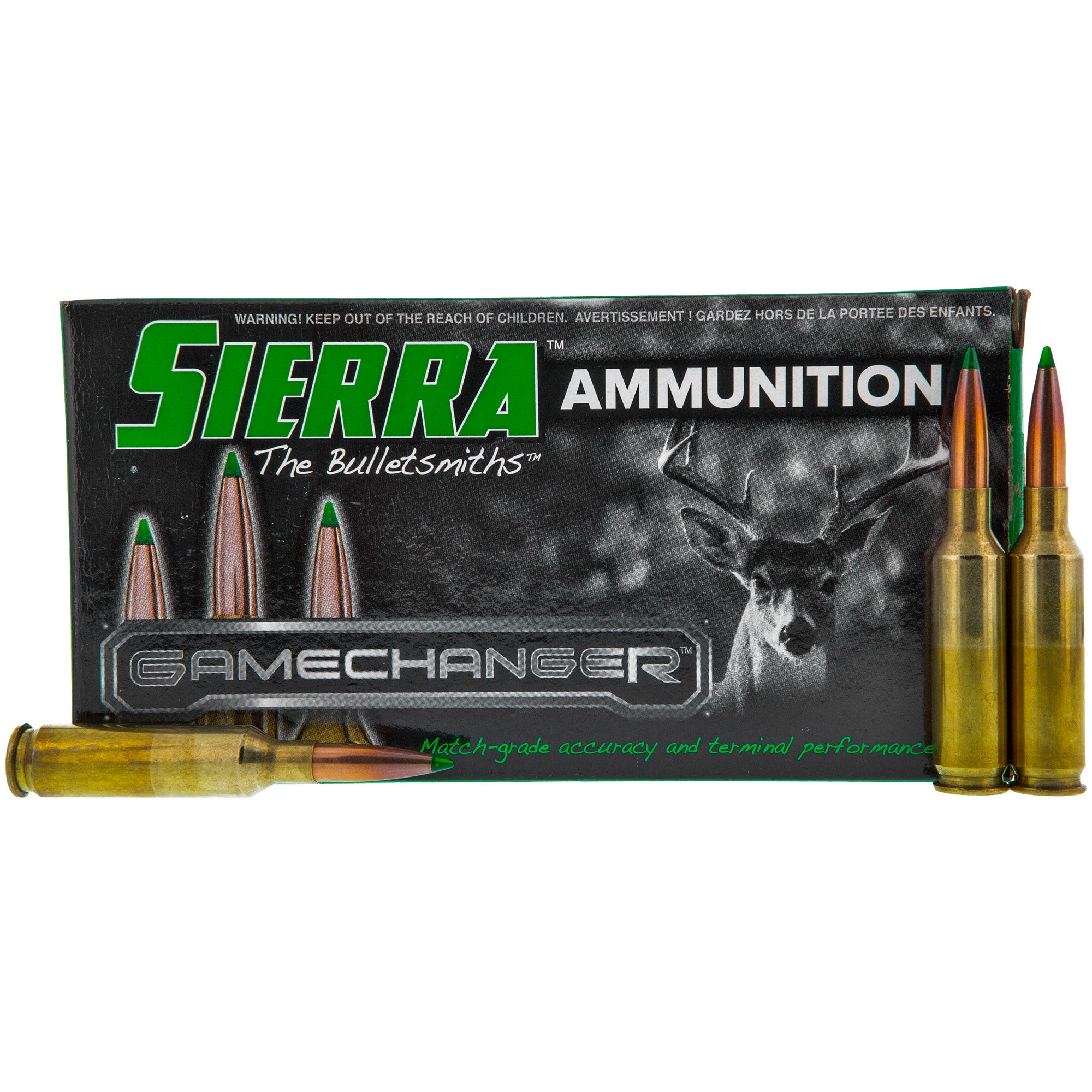 Sierra GameChanger Sierra Tipped GameKing 100 Grain 6mm Creedmoor 3135 fps 612710134298