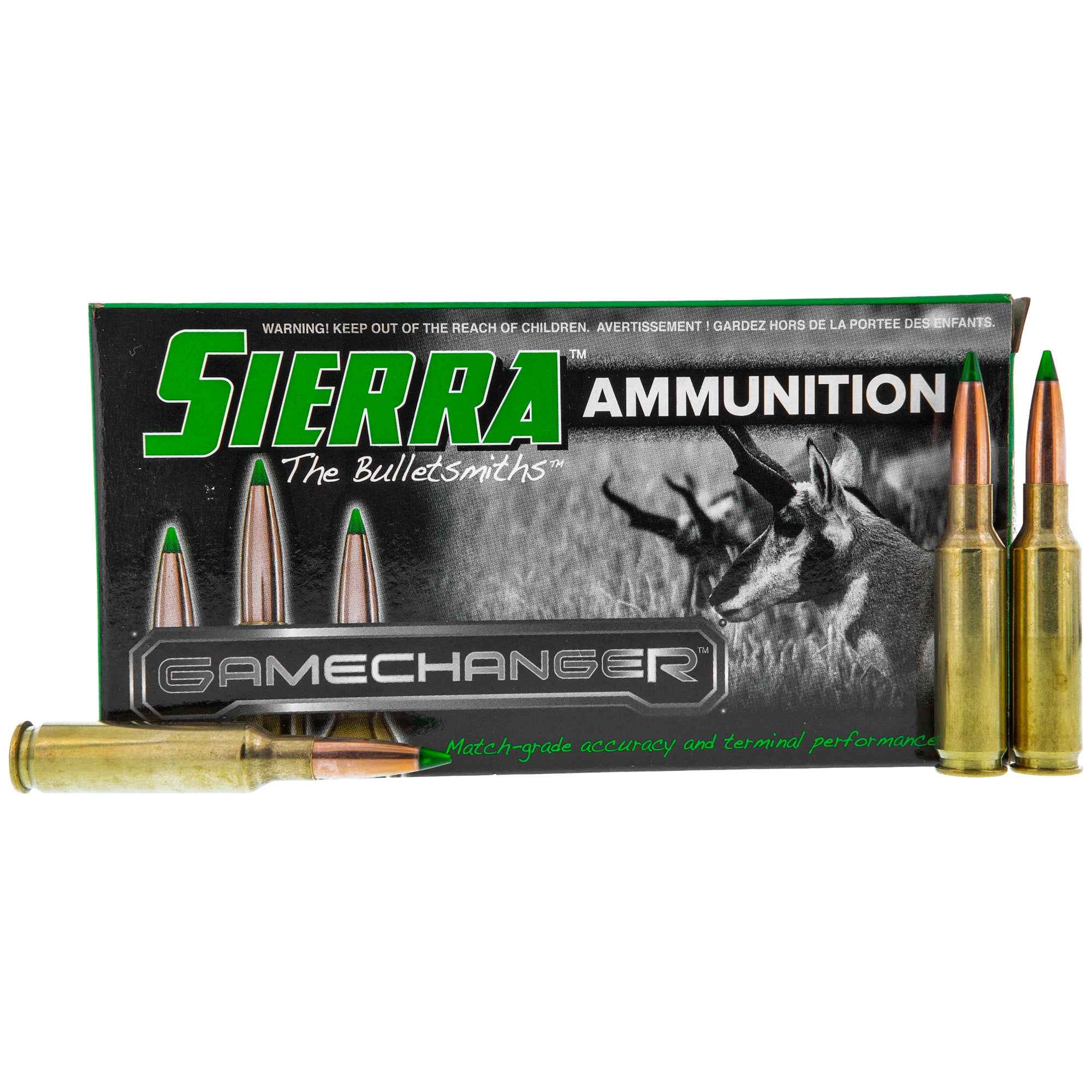 Sierra GameChanger Sierra Tipped GameKing 130 Grain 6.5mm Creedmoor 2950 fps 612710134335