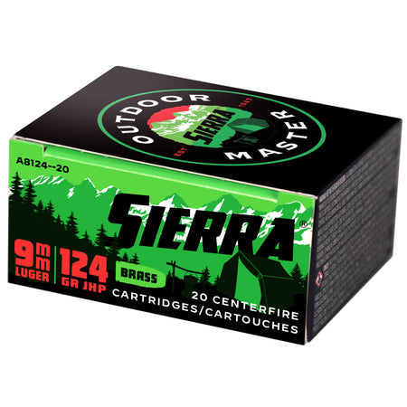 Sierra Outdoor Master Jacketed Hollow Point 180 Grain .40 S&W  092763600177