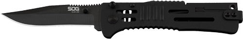 SOG Slim Jim Lockback Pocket Knife Black TiNi Finish 3.18" Blade