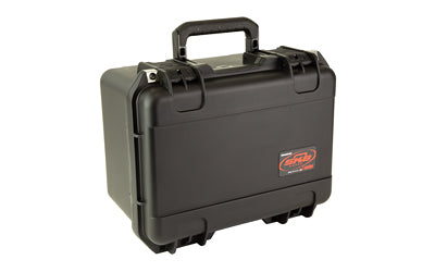 SKB Sports i-Series 2-Handgun Watertight Case, 15"x10.375", Polypropylene Copolymer, Black, 6 Mag Slots