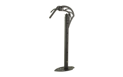 Skull Hooker Black Ceiling Mount for Trophy Animals, Swivel Prong, Powder Coat Finish