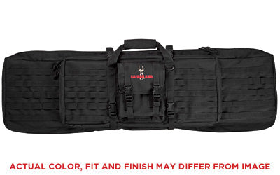 Safariland 46" Dual Rifle Carry Case, Black, Padded Shoulder Harness, Accessory Pockets