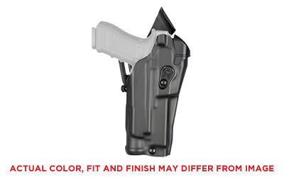 Safariland 6390RDS Mid-Ride ALS Retention Holster, Glock 17 with Weapon Light, Right Hand, Tactical Black