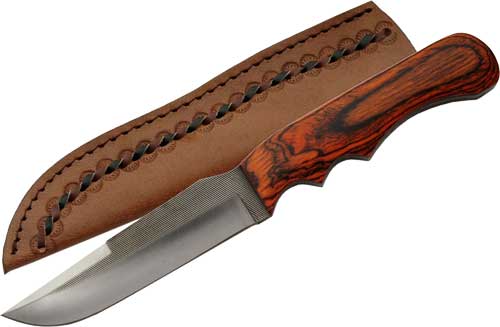 SZCO 5.5" Sawmill Hunter Fixed Blade Knife (File Made)