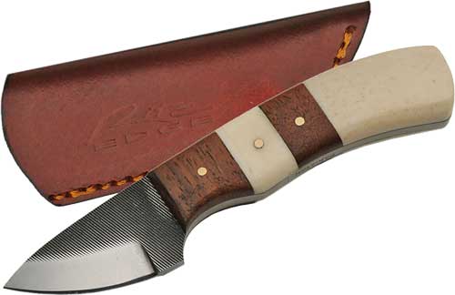 SZCO Sawmill 2" Bone Handle Skinner File-Made Fixed Blade