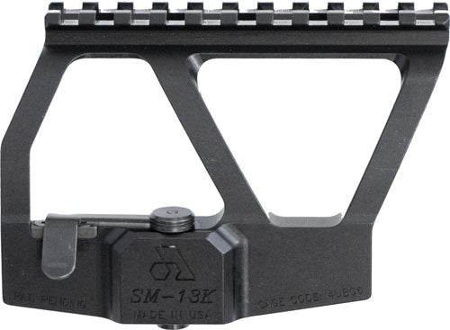 Arsenal 5" Picatinny Rail Scope Mount SM-13K for AKS-74 Black Aluminum Alloy