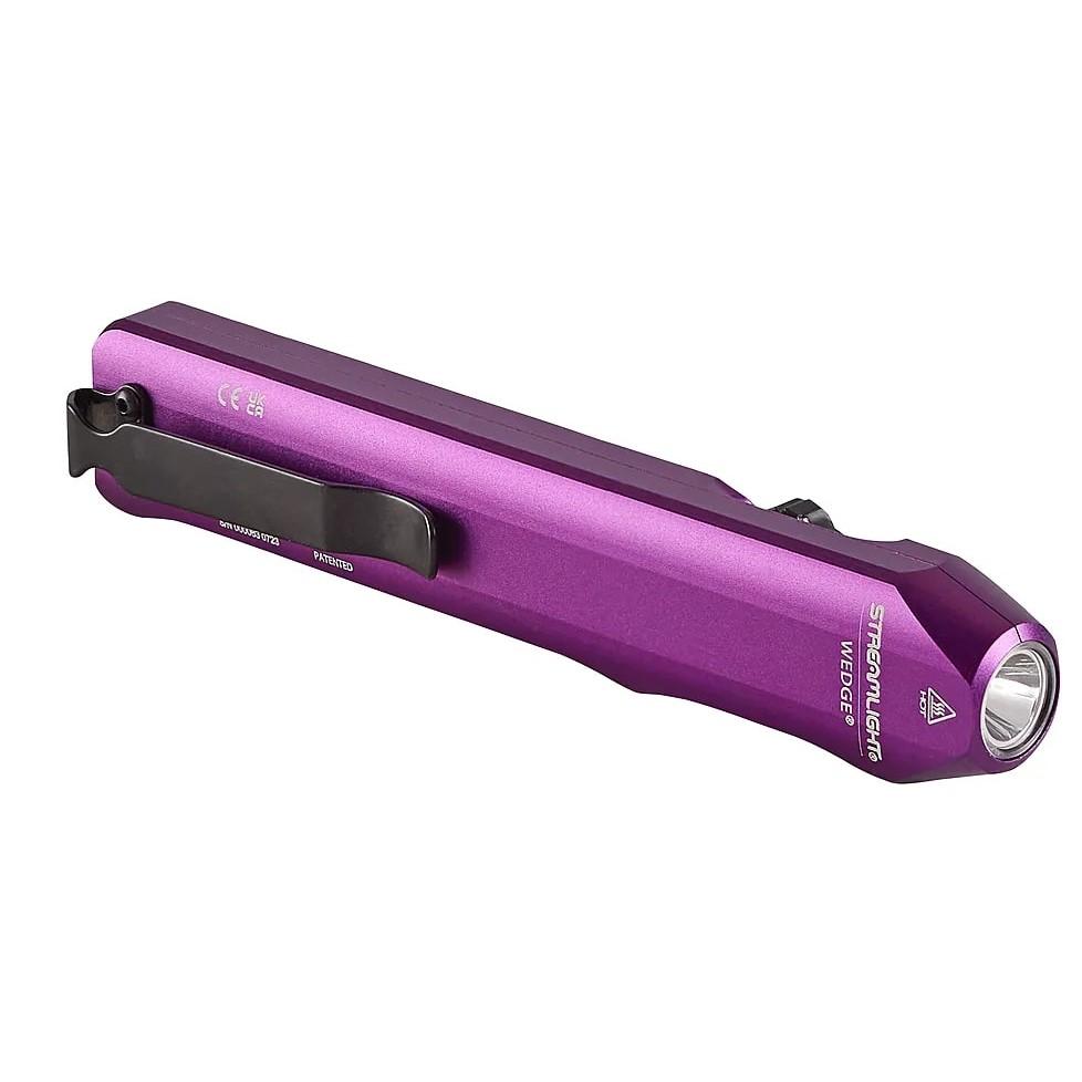 Streamlight Wedge Slim Pocket Flashlight Purple 300 Lumens