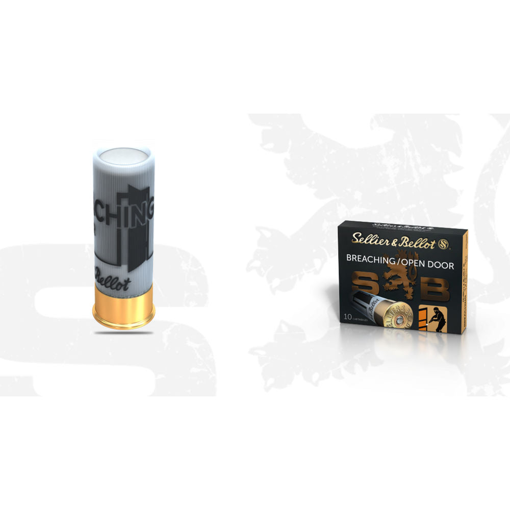 Sellier and Bellot 12 Gauge Shotgun Ammo Breaching Personal Defense 2.75 in 1/2 oz Slug