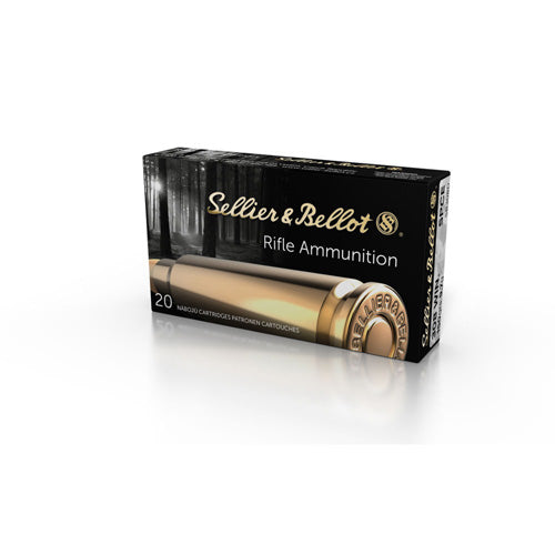 Sellier and Bellot .308 Win / 7.62x51mm Rifle 150 grain Semi-Jacketed Soft Point Cut-Through Edge ammunition