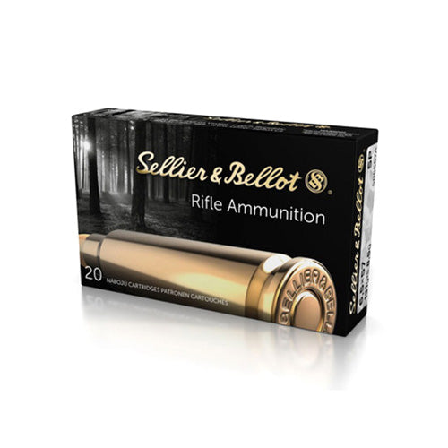 Sellier and Bellot 6.5x57mm Mauser Rifle 131 grain Soft Point ammunition