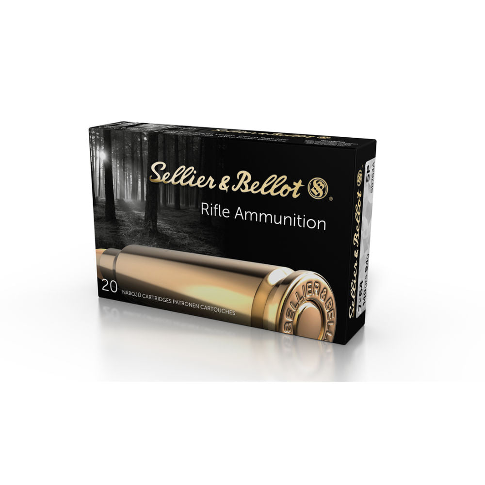 Sellier and Bellot 7x64mm Brenneke Rifle 139 grain Soft Point ammunition