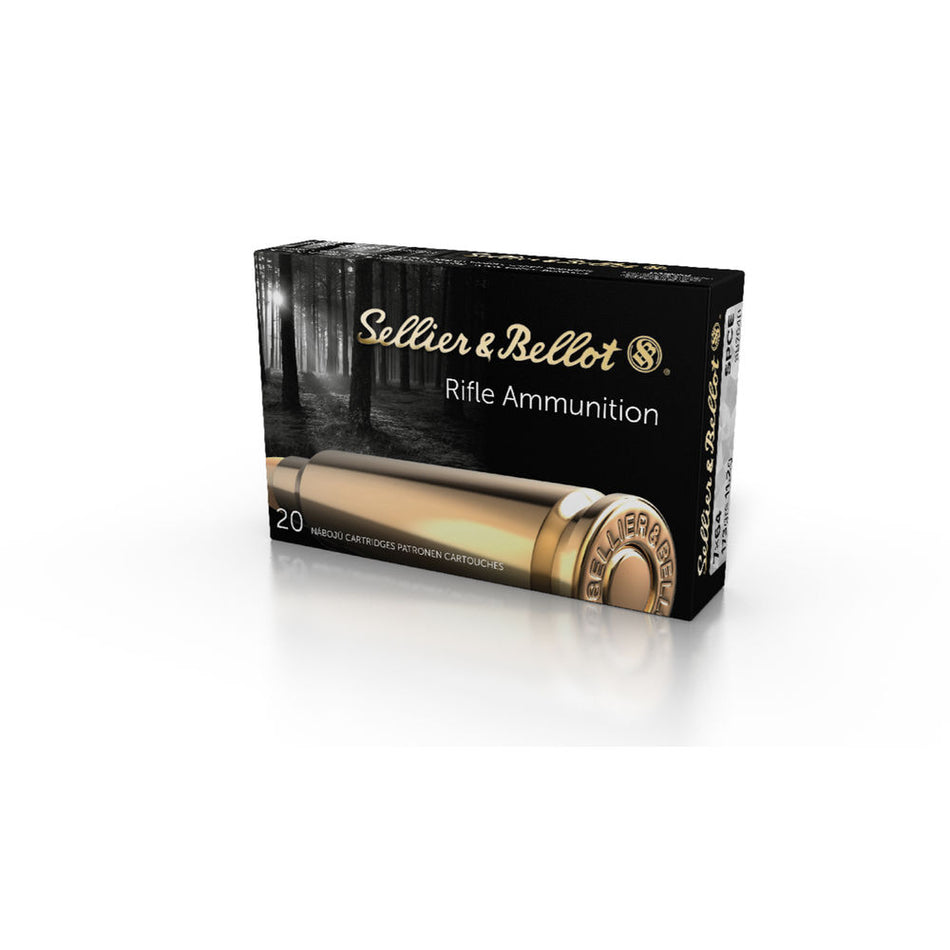 Sellier and Bellot 7x64mm Brenneke Rifle 173 grain Soft Point Cut-Through Edge ammunition