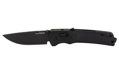 SOG Flash AT Assisted Opening Knife, Black GRN Handle, 3.45" Straight Back D2 Steel Blade, TiNi Finish