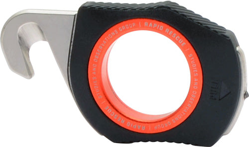 SOG Rapid Rescue Black/Red Emergency Belt-Cutting Tool