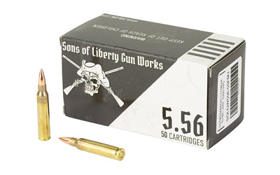 Sons of Liberty 5.56x45mm NATO  55 grain Full Metal Jacket ammunition
