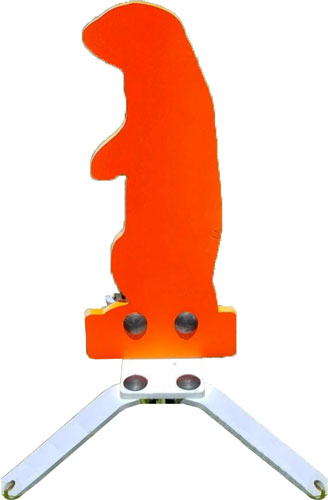AR-MOR 3/8" AR500 Steel Springer Target Prairie Dog Style