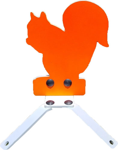 AR-MOR 3/8" AR500 Steel Springer Target Squirrel Silhouette