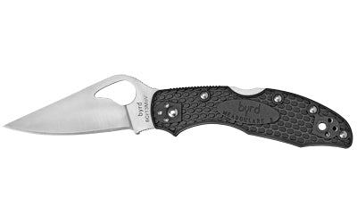Spyderco Byrd Meadowlark 2 BY04PBK2 2.87" Lightweight Folding Knife Plain Edge Black Handle