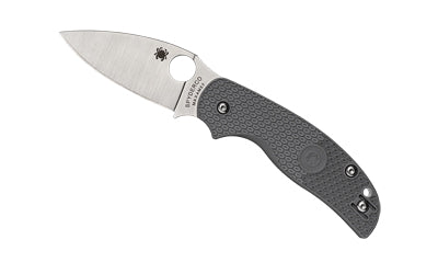 Spyderco C123PGY Sage 5 Lightweight Compression Lock Folder, 3" Maxamet, Gray FRN