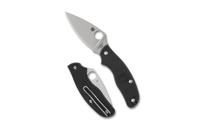 Spyderco Metropolitan 6.31" Overall Non-Locking Knife M398 Blade Black FRN Handle C213PBK