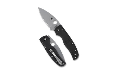 Spyderco Shaman Lightweight C229PBK 3.58" CTS BD1N Drop Point Folding Knife Black FRN Handle Compression Lock
