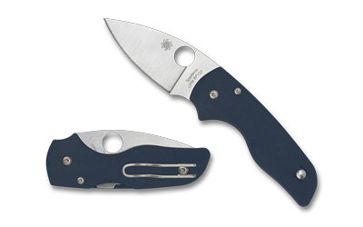 Spyderco Lil Native C230GPCBL Folding Knife CPM SPY27 Blade 2.42" Drop Point Blue G-10 Handle Compression Lock